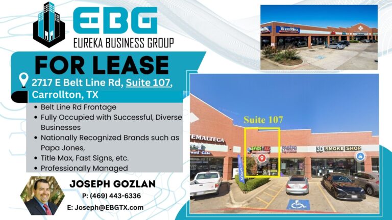 2717 E Belt Line Rd, Suite 107, Carrollton, TX