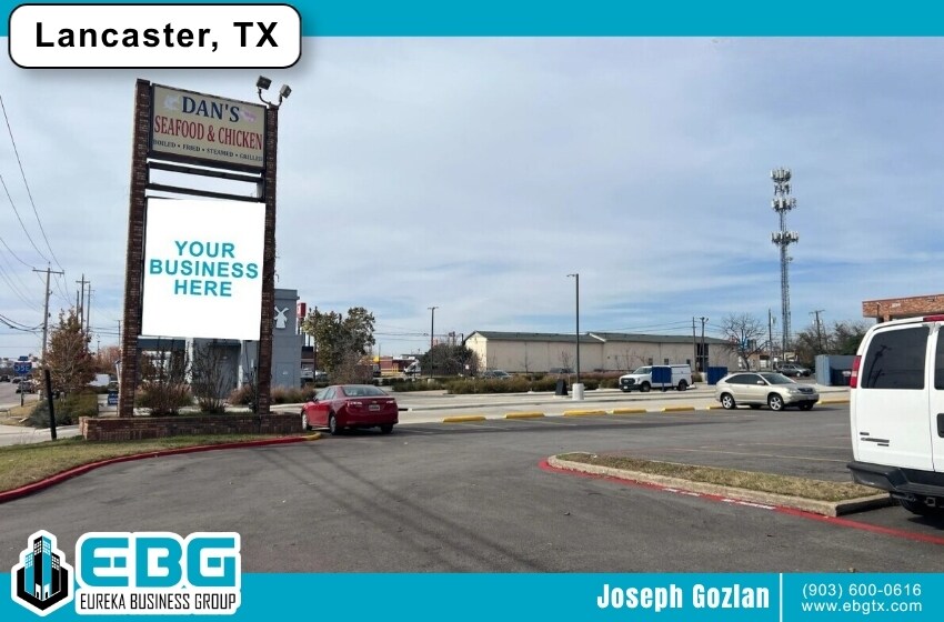 Lancaster Retail For Lease - 3215 W. Pleasant Run Dr. Lancaster, TX | Eureka Business Group