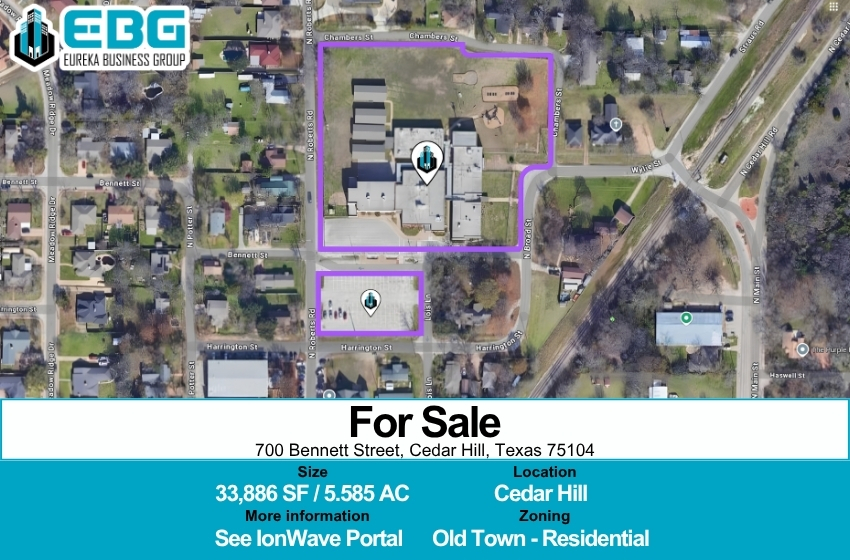 Cedar Hill Residential Land For Sale - 700 Bennett Street Cedar Hill, Texas 75104​| Eureka Business Group