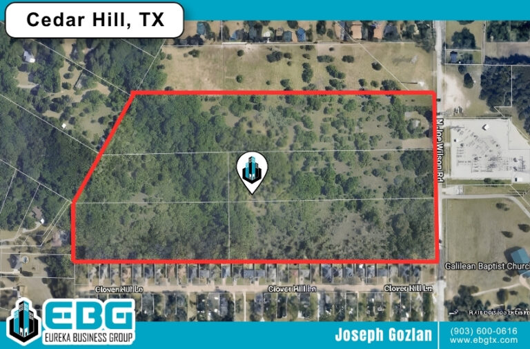 Cedar Hill Residential Land For Sale - 1317 N. Joe Wilson Rd. Cedar Hill, Texas 75104 | Eureka Business Group